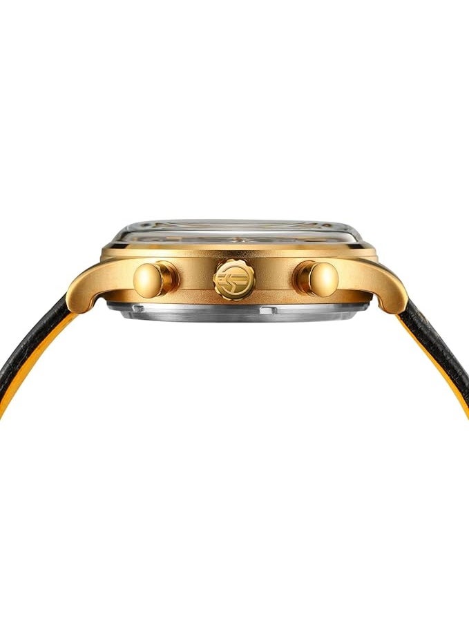 FORSINING Men's Automatic Tourbillon Dress Watches Analogue Mechanical Calendar Minimalist Waterproof Wrist Watch - Image 4